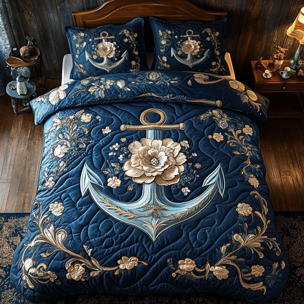 Anchor in Bloom CM1804009CL Duvet Cover Set
