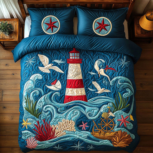 Magic Ocean Lighthouse WY2006011CL Duvet Cover Set