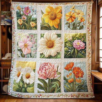 Flower Bloom Garden CW1301090CL Quilt