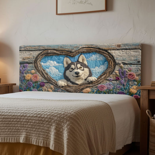 Cozy Husky CW2012012CL Quilted Headboard Slipcover