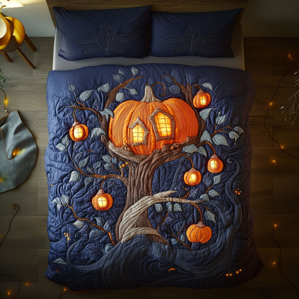 Pumpkin Lantern Dreams WN1507072CL Duvet Cover Set