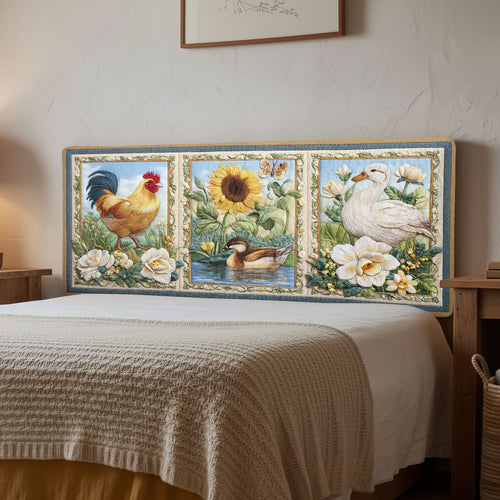 Whispers of the Countryside CW3012028CL Quilted Headboard Slipcover