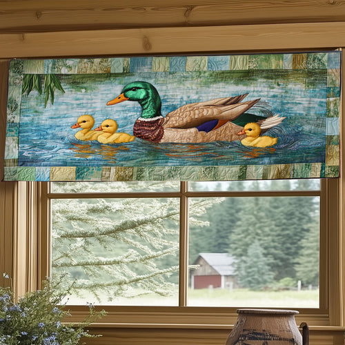 Mallard Duck WJ2504034CL Quilted Valance