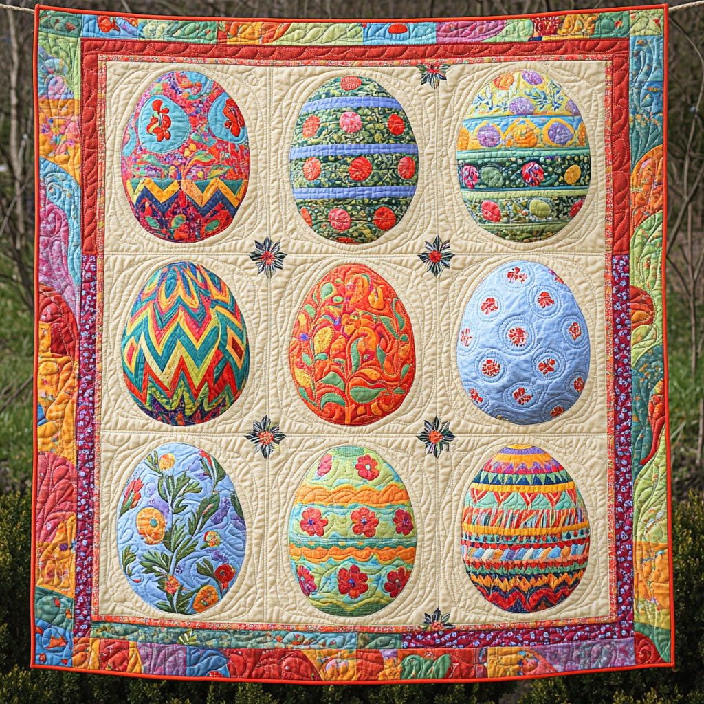 Easter Egg Color WT1901008CL Quilt