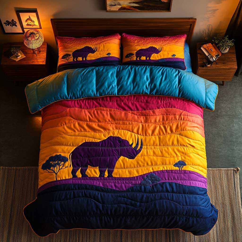 Bold Rhinoceros WN0605001CL Duvet Cover Set