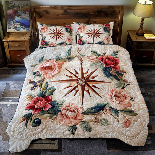 Compass Flower WY0312103CL Duvet Cover Set