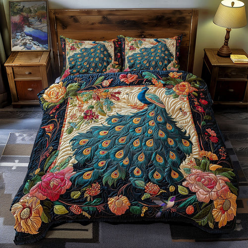 Flower Peacock WY2312081CL Duvet Cover Set