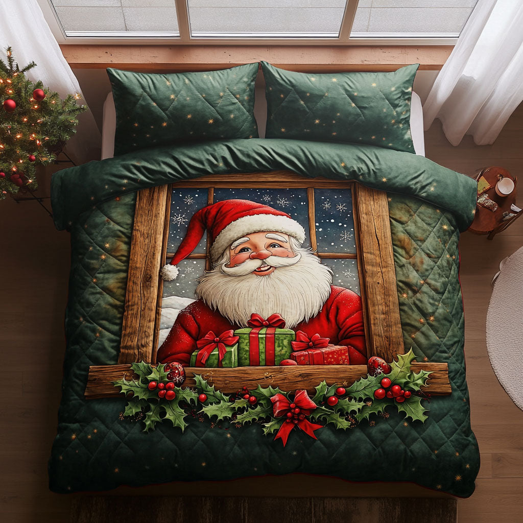 Santa Golden Window WN1811067CL Duvet Cover Set