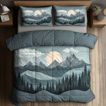 Silver Dawn Mountain WN1208072CL Duvet Cover Set