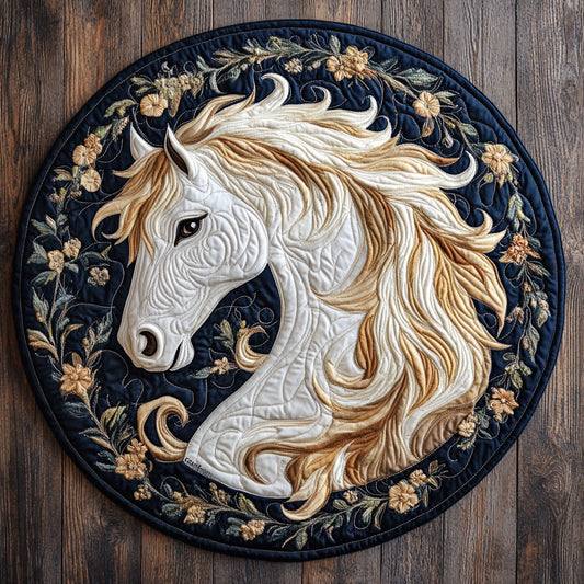 Equine Elegance CP1706038CL Quilted Round Mat