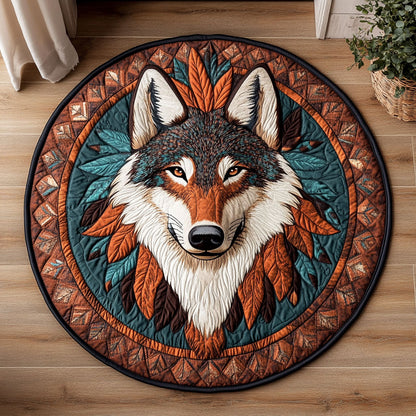 Tribal Flame CP1107039CL Quilted Round Mat