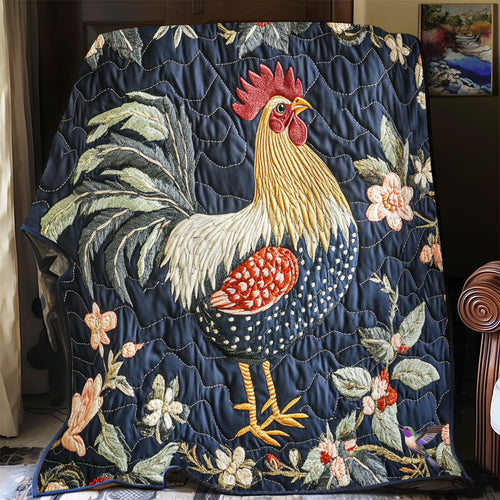Floral Chicken YR3012024CL Quilt