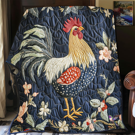 Floral Chicken YR3012024CL Quilt