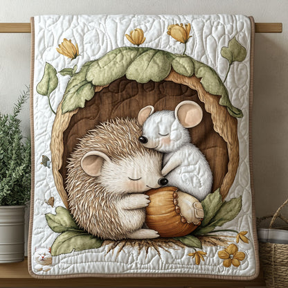 Hedgehog Sleeping WT1610015CL Quilt