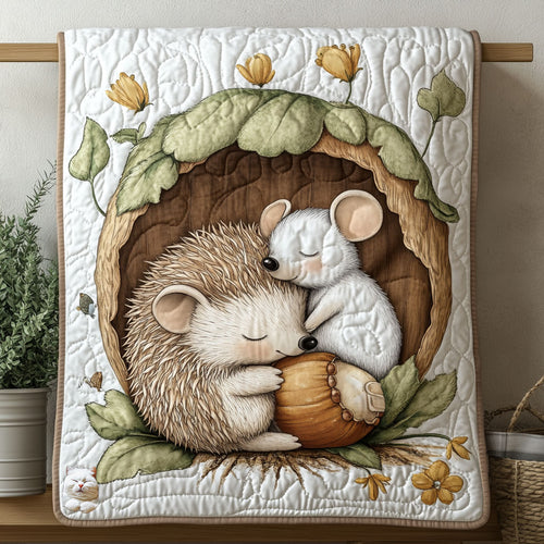 Hedgehog Sleeping WT1610015CL Quilt