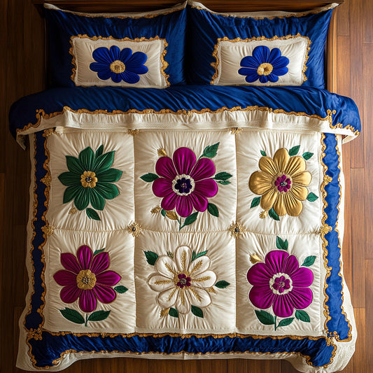 Royal Patch Flower WN0808080CL Duvet Cover Set