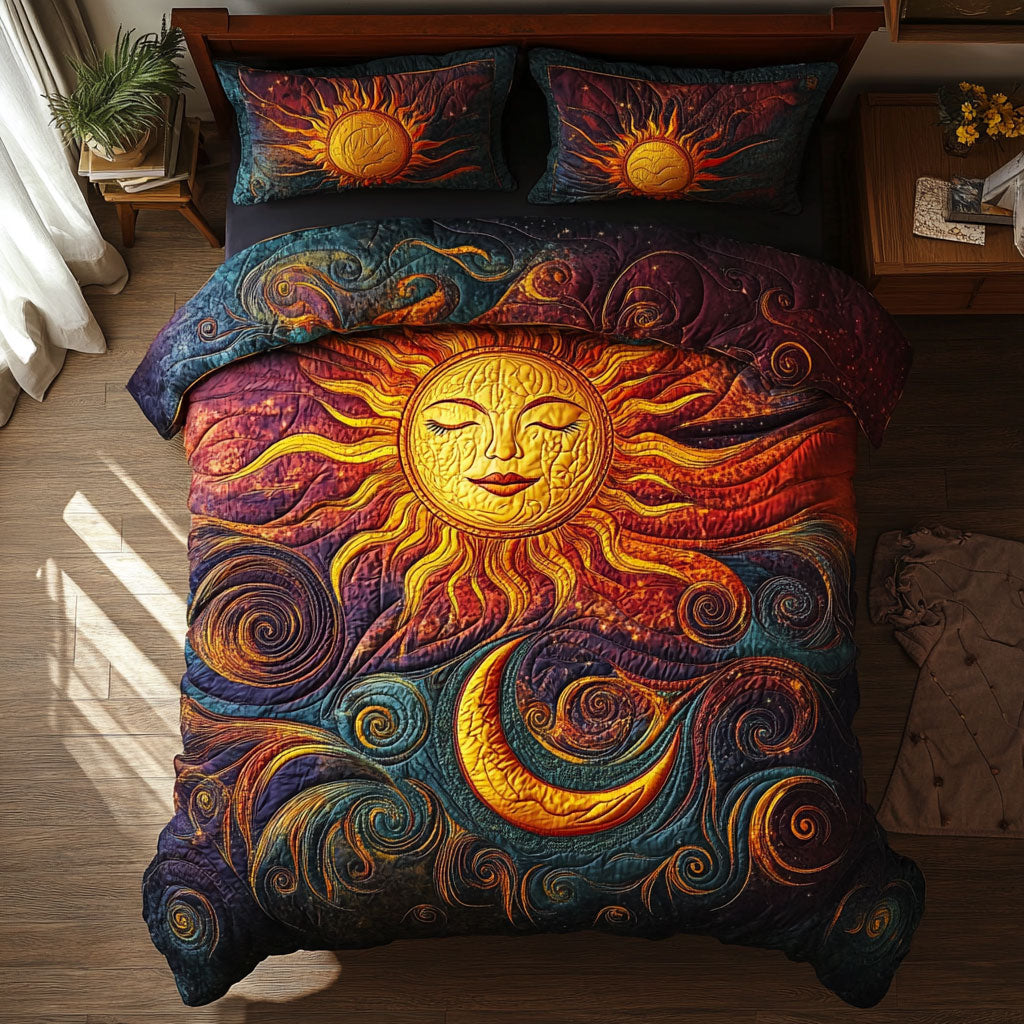 Whimsical Radiant Sun WY2108092CL Duvet Cover Set