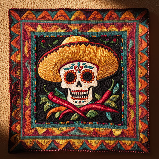 Painted Skull WN0609069CL Quilt