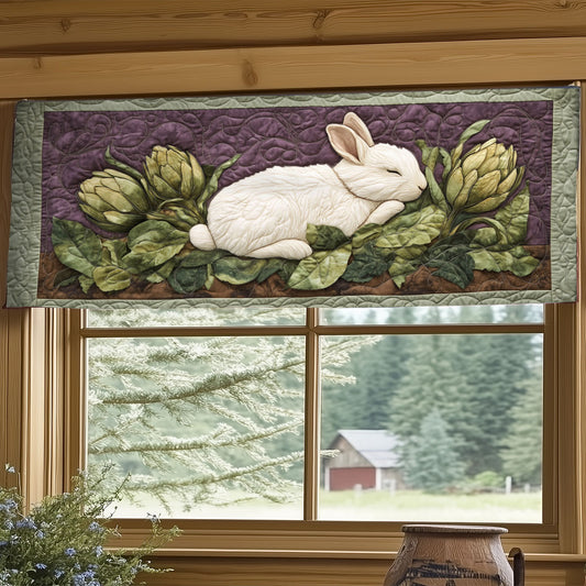 Sleeping Rabbit WY2404053CL Quilted Valance