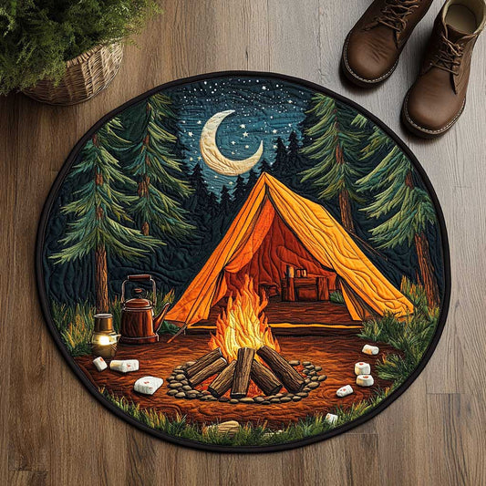 Night Camping CQ1205034CL Quilted Round Mat