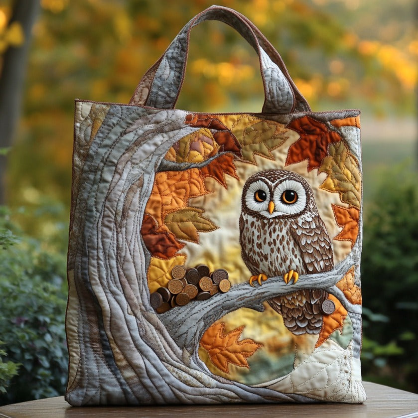 Wild Owl XR0710008CL Quilted Tote Bag