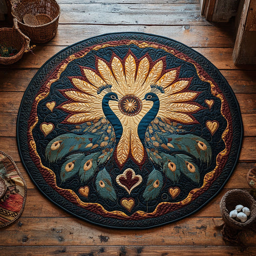 Eternal Pair WY2907075CL Quilted Round Mat