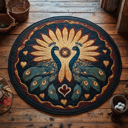 Eternal Pair WY2907075CL Quilted Round Mat