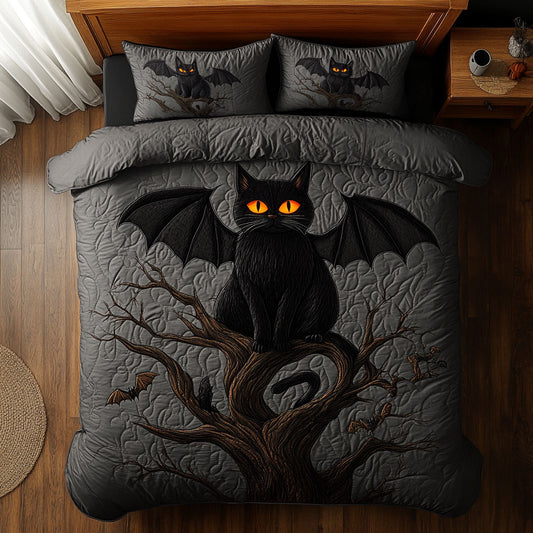 Halloween Bat Cat Magic WY0707068CL Duvet Cover Set