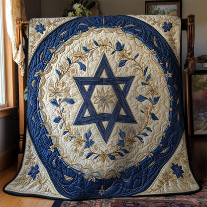 Sacred Jewish Star WN2203084CL Quilt