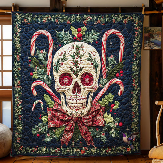 Yuletide Skull WN1311016CL Quilt