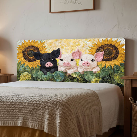 Sunny Pigs Garden KL1612015CL Quilted Headboard Slipcover