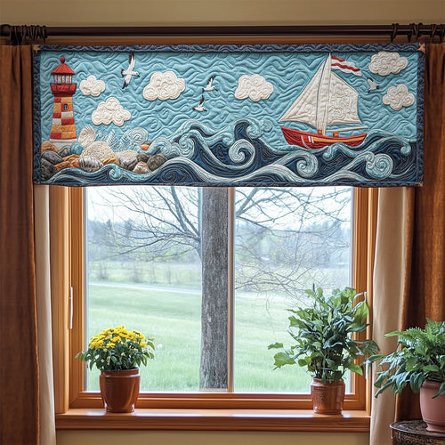 Lighthouse Watch WN0307097CL Quilted Valance