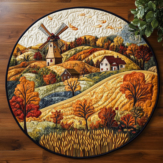 On The Hill CM0705018CL Quilted Round Mat