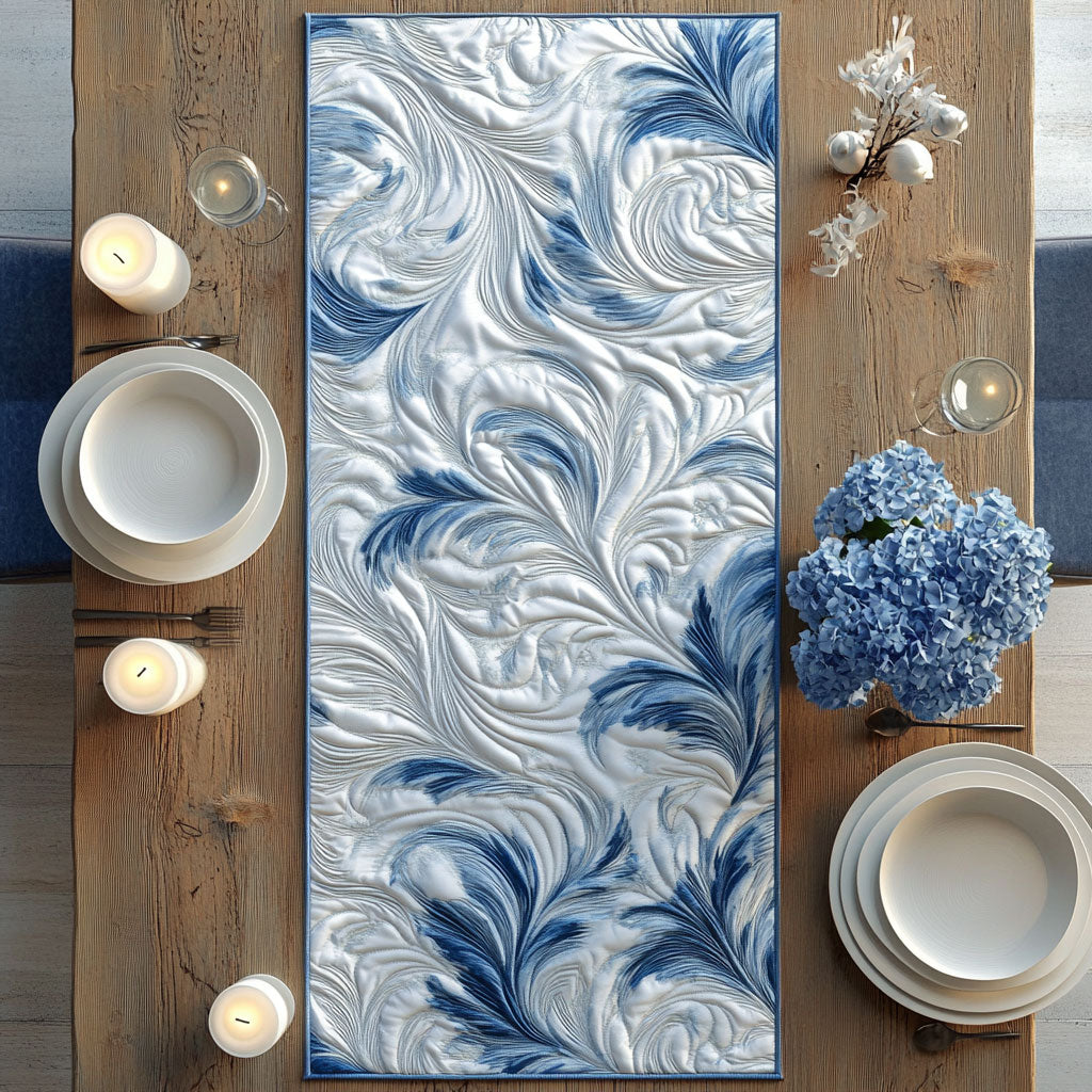 Feather CW1505118CL Quilted Table Runner
