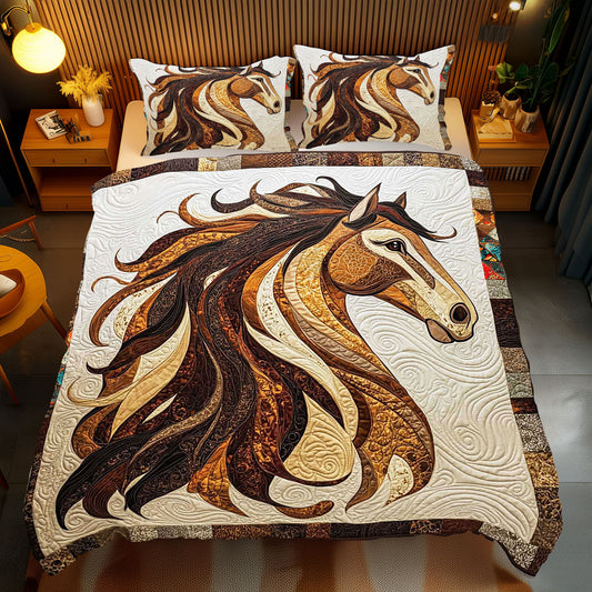 Native American Horse WP0512057CL Duvet Cover Set