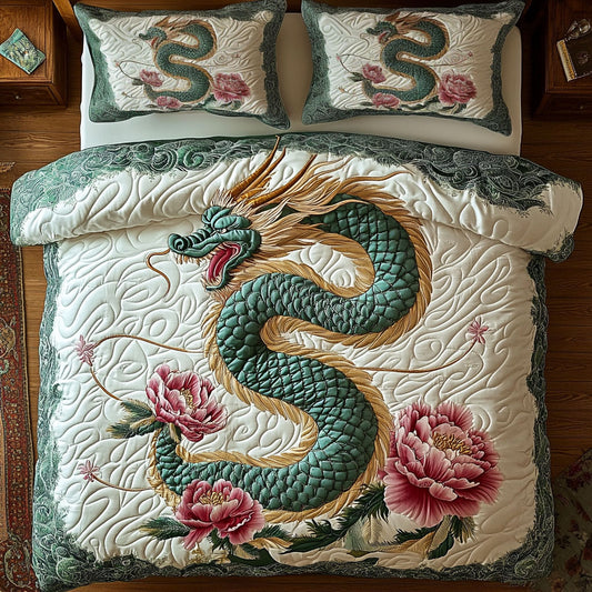 Jade Dragon Garden WY1308081CL Duvet Cover Set