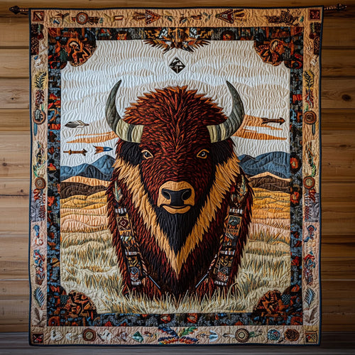 Native Bison Style CQ2805009CL Quilt
