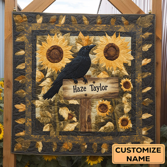 Rustic Crow WN2907086CL Personalized Baby Quilt