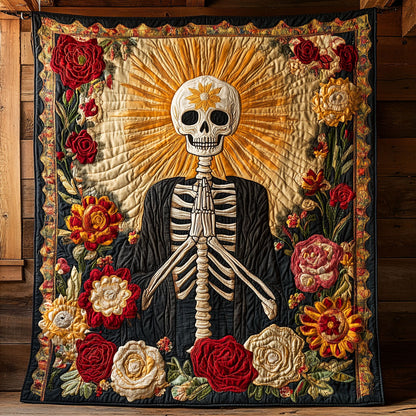 Skeleton Pray CP2305031CL Quilt