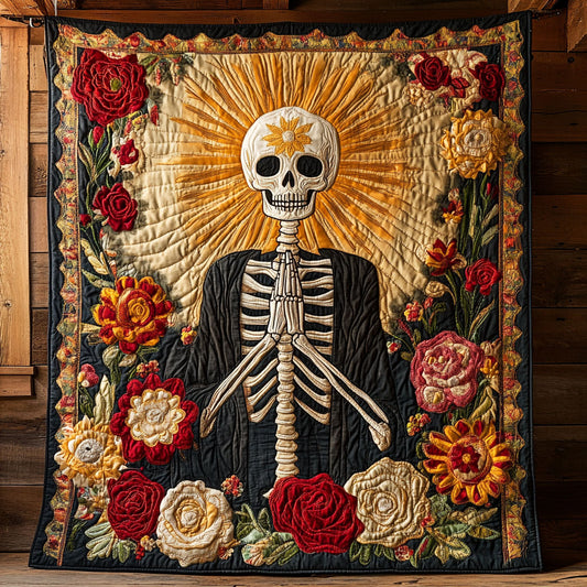 Skeleton Pray CP2305031CL Quilt