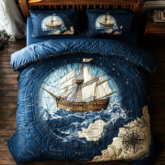 Navigating The Globe WY1808075CL Duvet Cover Set