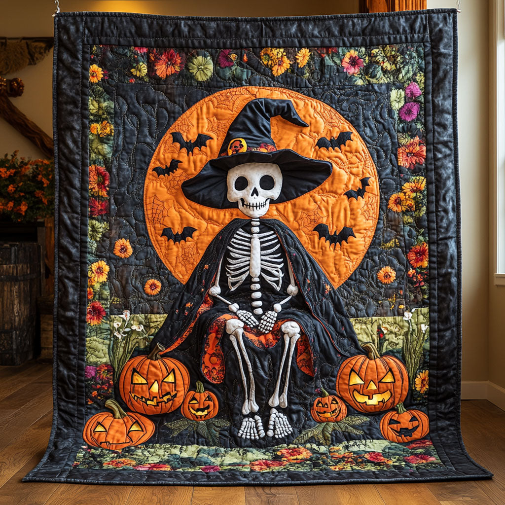 Jolly Skeleton CP2308026CL Quilt