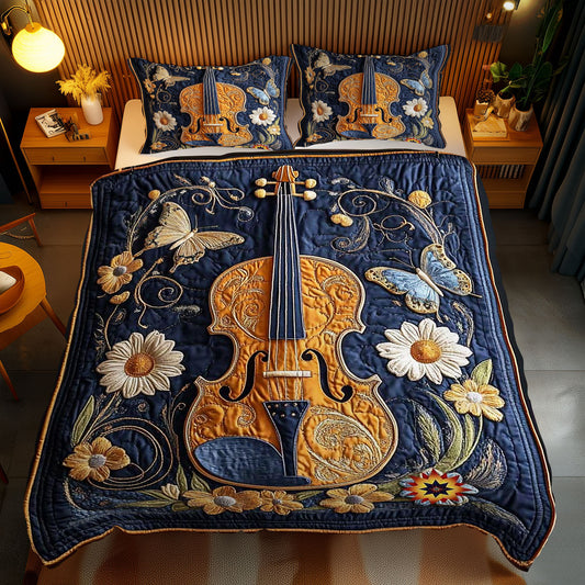 Floral Violin WP2811046CL Duvet Cover Set