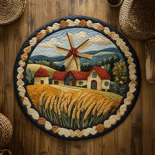 Wheat Hill WY2605058CL Quilted Round Mat