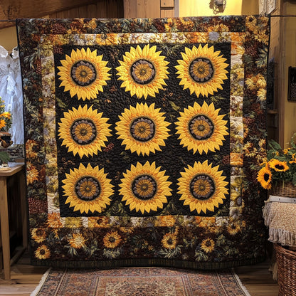 Golden Sunflower WN0107039CL Quilt
