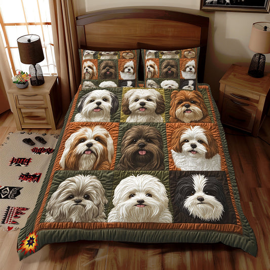 Cute Shih Tzu WX2612083CL Duvet Cover Set