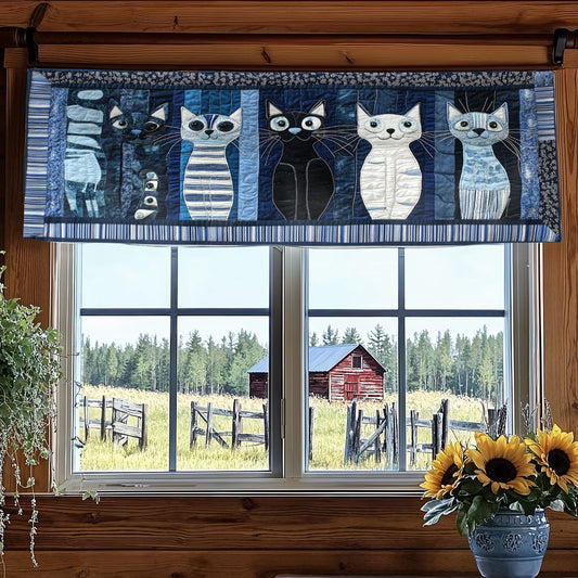 Cat Chill WN0407023CL Quilted Valance