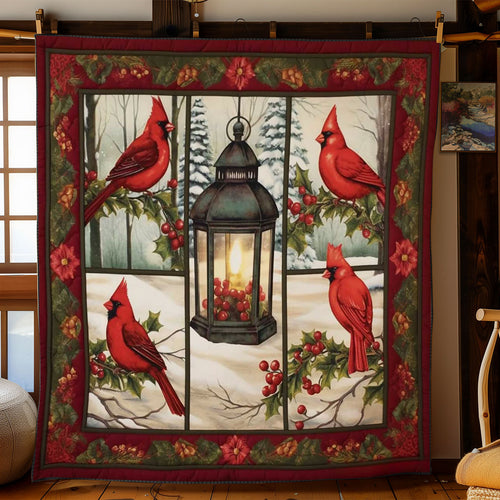 Snowflake Cardinal WN2002073CL Quilt