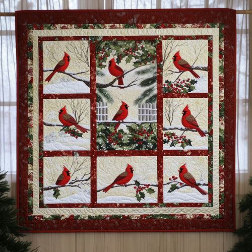 Holiday Cardinals LT0811006CL Quilt