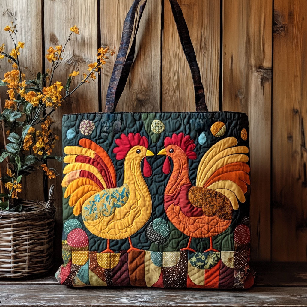 Sunshine Chicken WN1411120CL Quilted Tote Bag